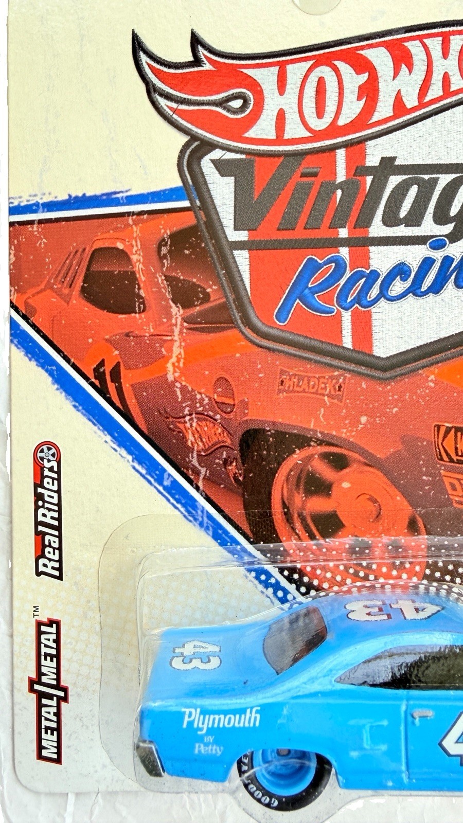 Hot Wheels 2011 Vintage Racing Richard Petty ’70 Plymouth Road Runner #22/30