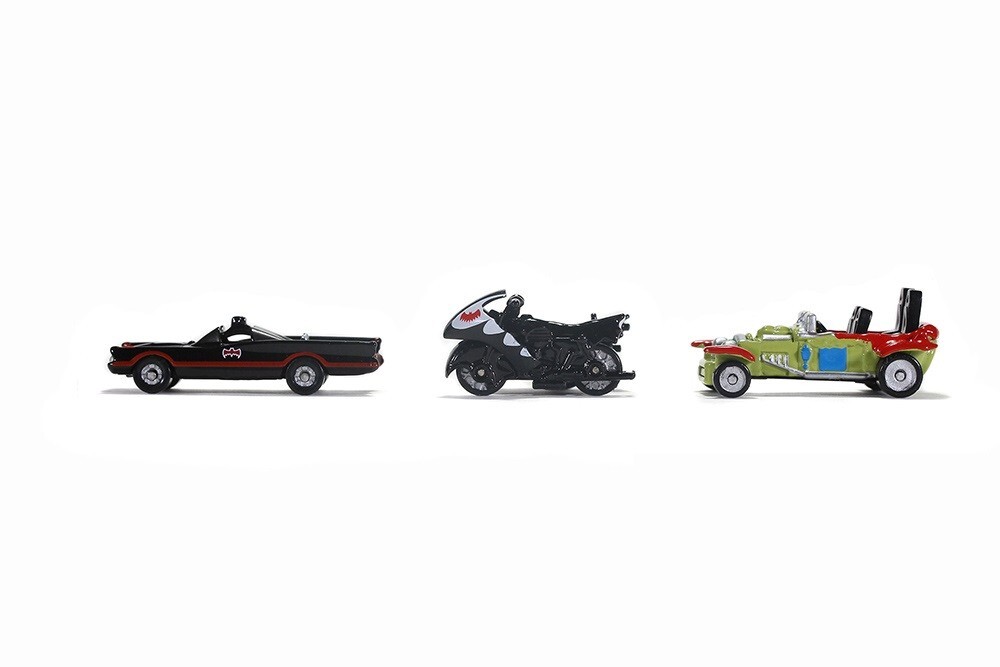 Nano Hollywood Rides Classic TV Series Batmobile 3-Pack Jada 1:65, 31988
