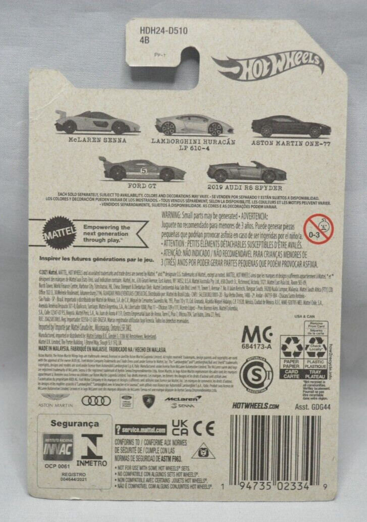 Hot Wheels ASTON MARTIN ONE-77 United Kingdom 3/5 Mattel B2
