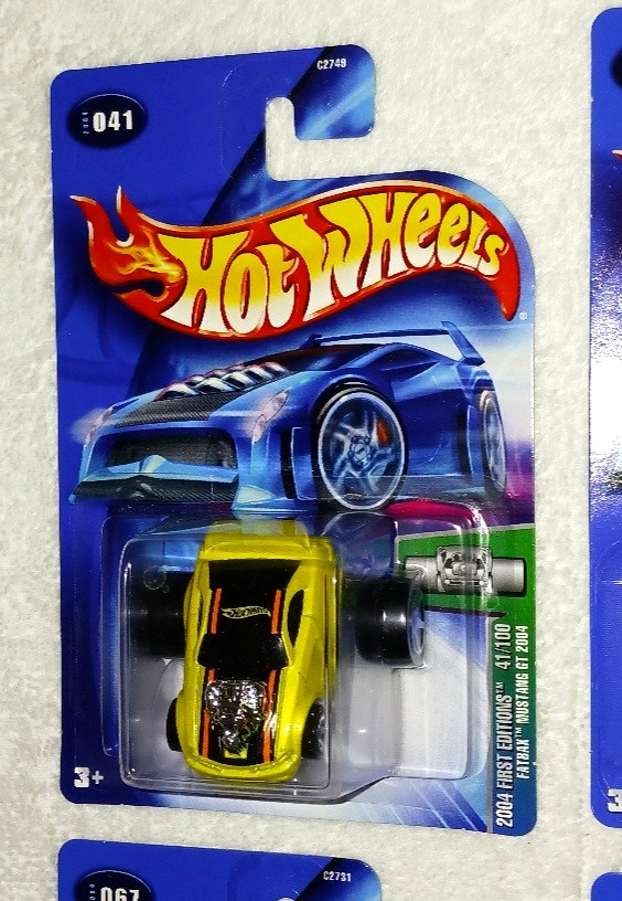 HOT WHEELS 2004 FIRST EDITIONS FATBAX Lot of 4 NEW 1/64 SCALE DIECAST CARS