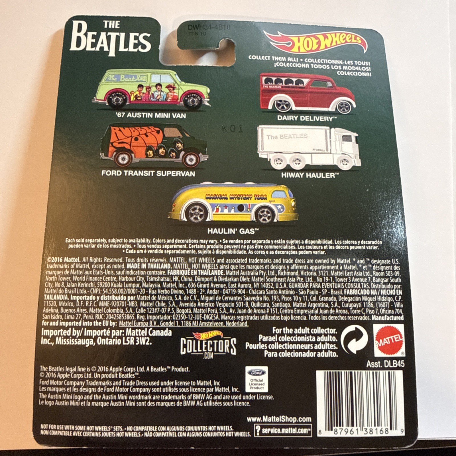 Hot Wheels 2017 Pop Culture Series: The Beatles – Ford Supervan Rubber Soul