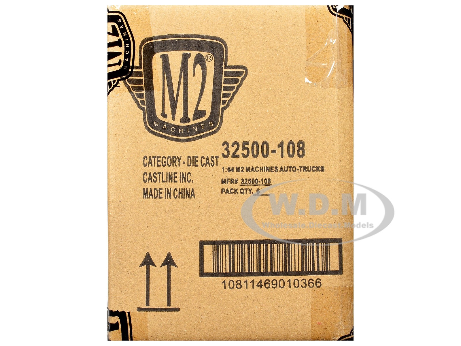 AUTO THENTICS 6 PC CAR SET RELEASE 108 IN CASES 1/64 BY M2 MACHINES 32500-108