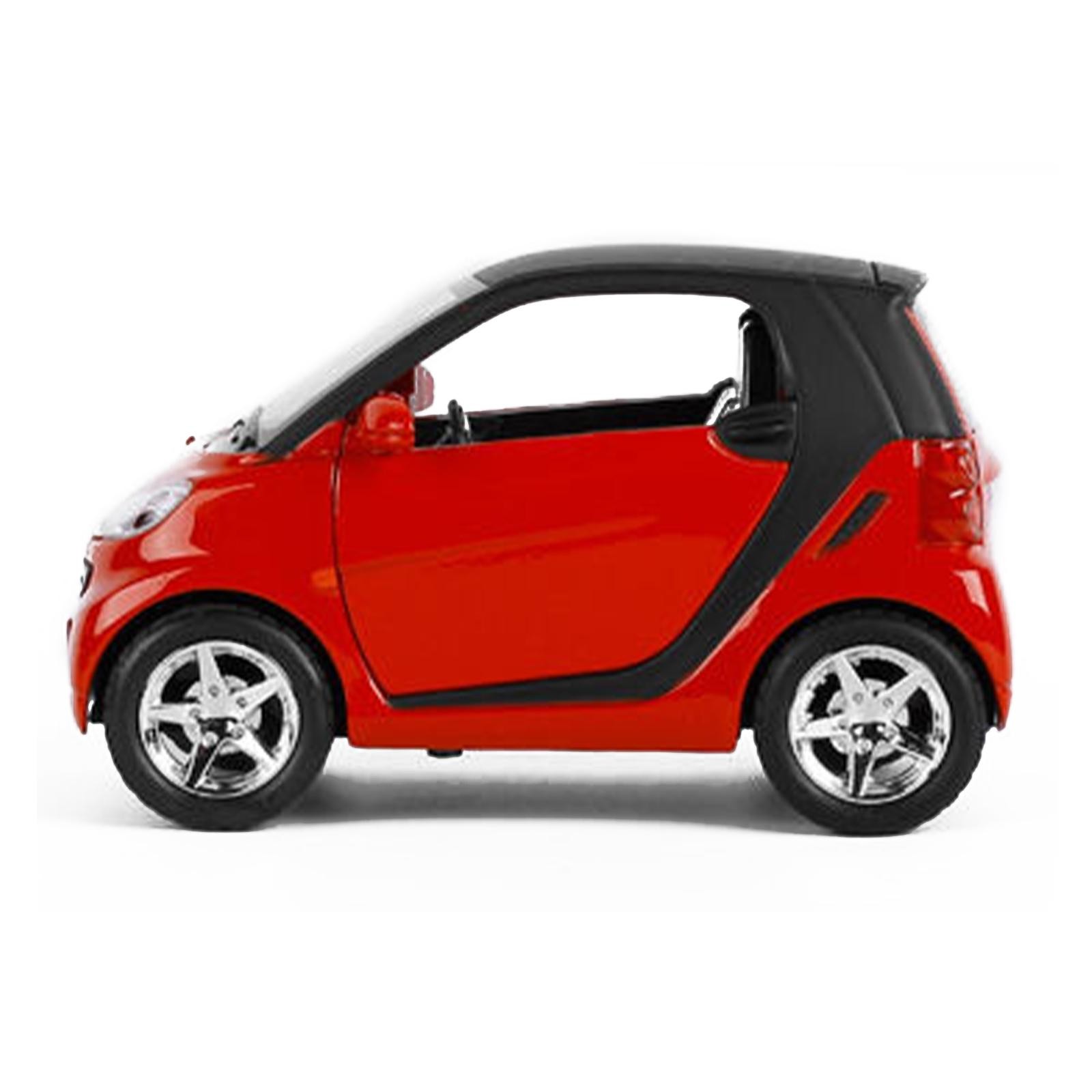 Red Model Car Toy Vehicle Kid Gift With Sound&Light Effect For Smart ForTwo 1:32
