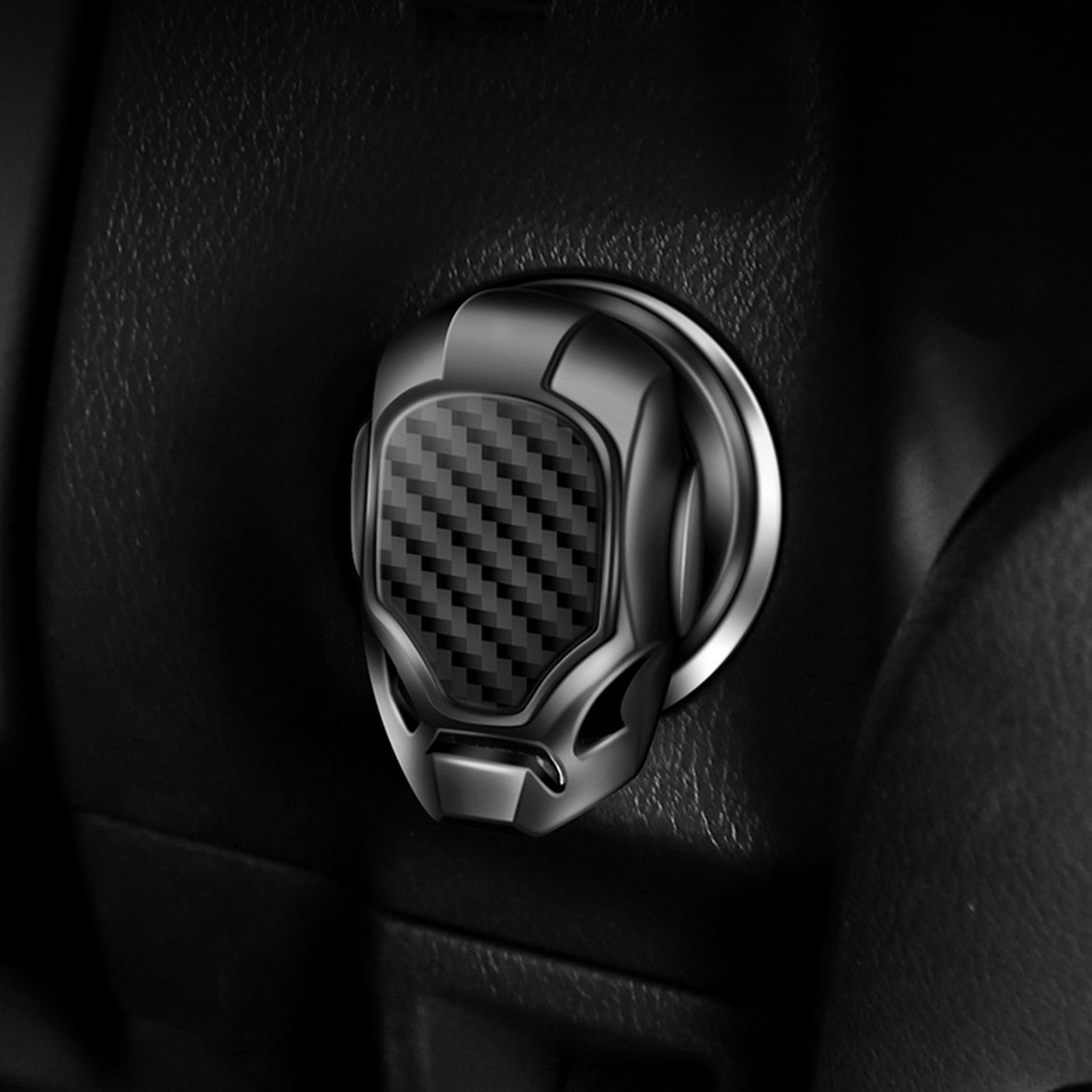Universal Car Engine Start Stop Push Button Switch Decor Cover for Car Interior