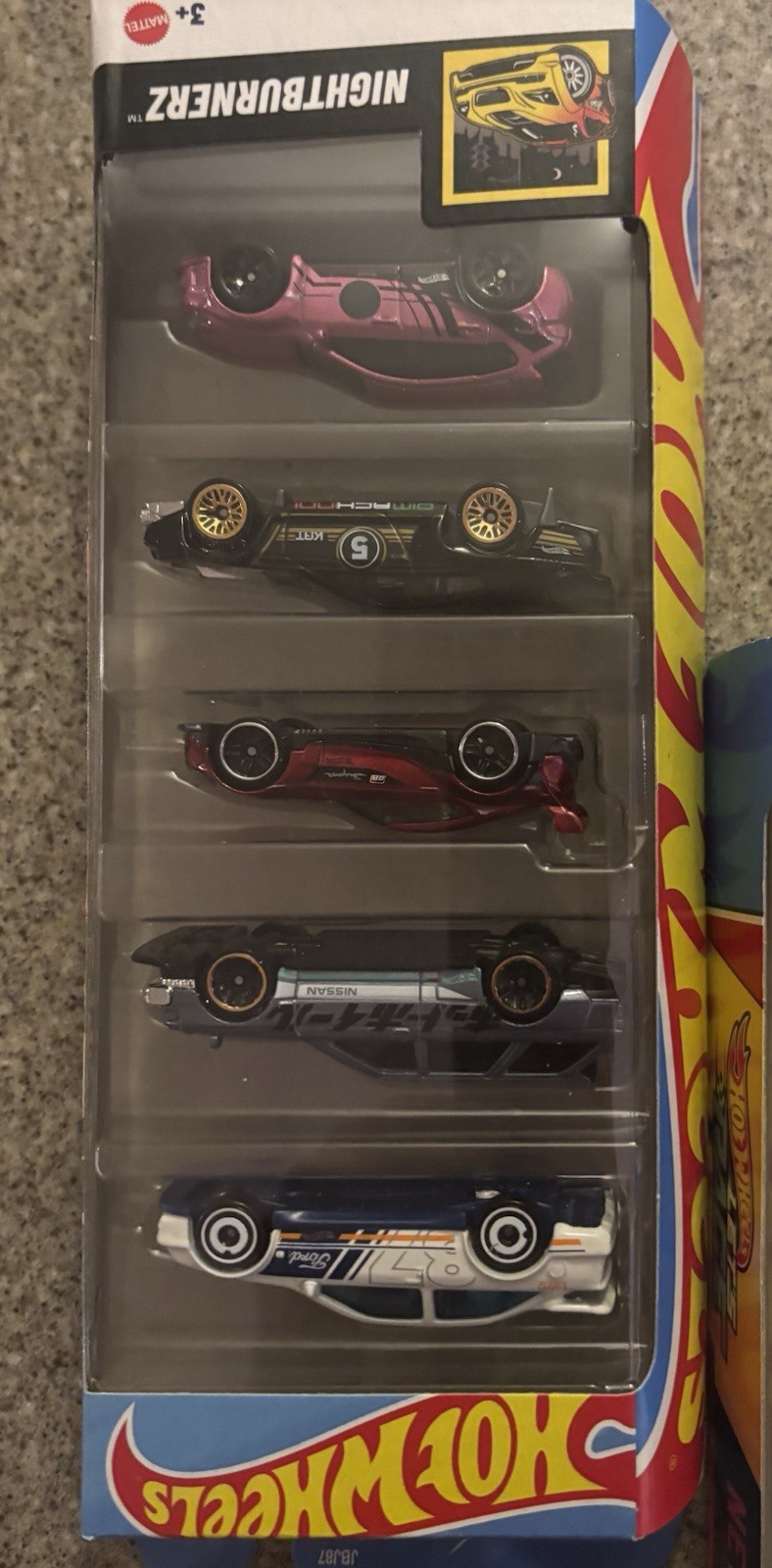 Hot Wheels Lot Of 5 Mattel Toy Car 5 Pack Racers Brand New Toys Variety-Read NIB