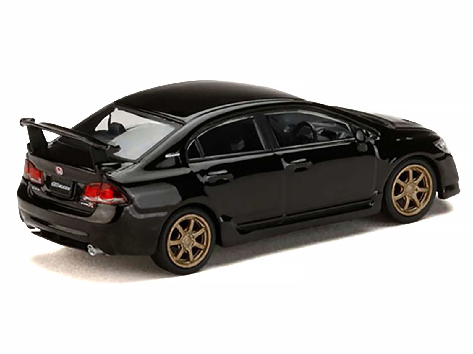 HONDA MUGEN CIVIC TYPE R (FD2) RHD BLACK 1/64 MODEL BY HOBBY JAPAN HJDM010-17MJ