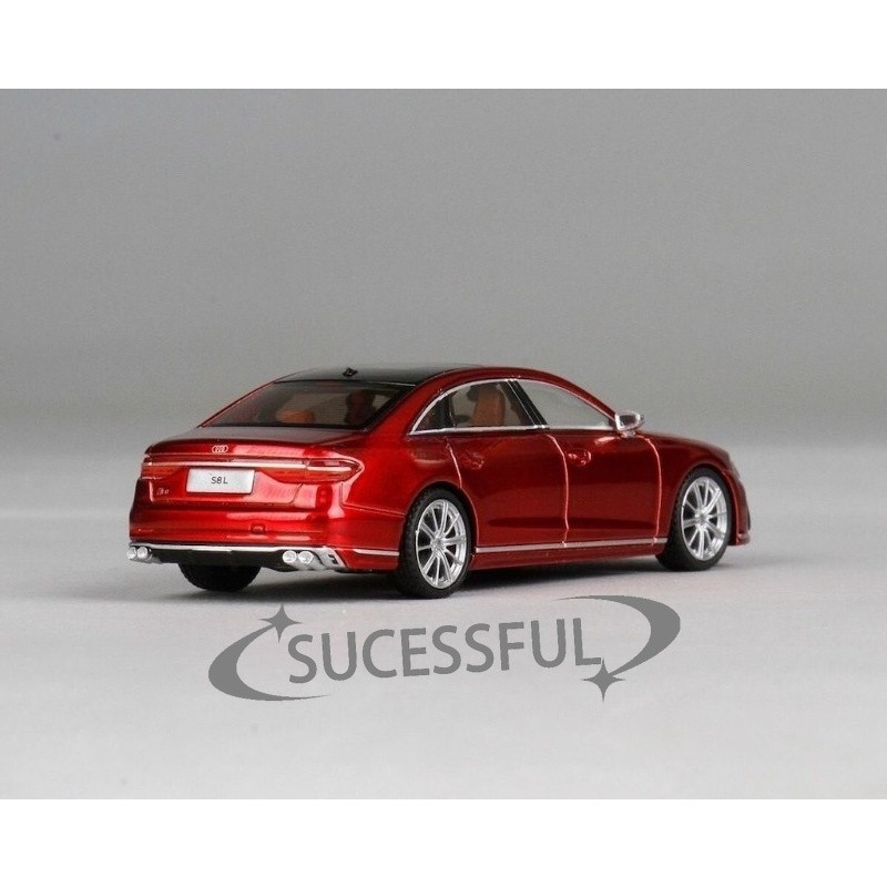 1/64 JKM Red S8 L D5 Detailed Luxury Sport Sedan Diecast Collectible
