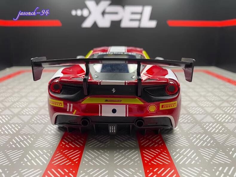 Ferrari 488 Challenge 2016 Alloy Car Model 1:24