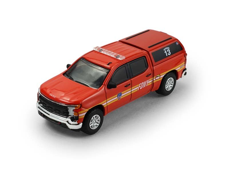 2023 Chevrolet Silverado – FDNY Diecast 1:64 Scale Model – Greenlight 67070E