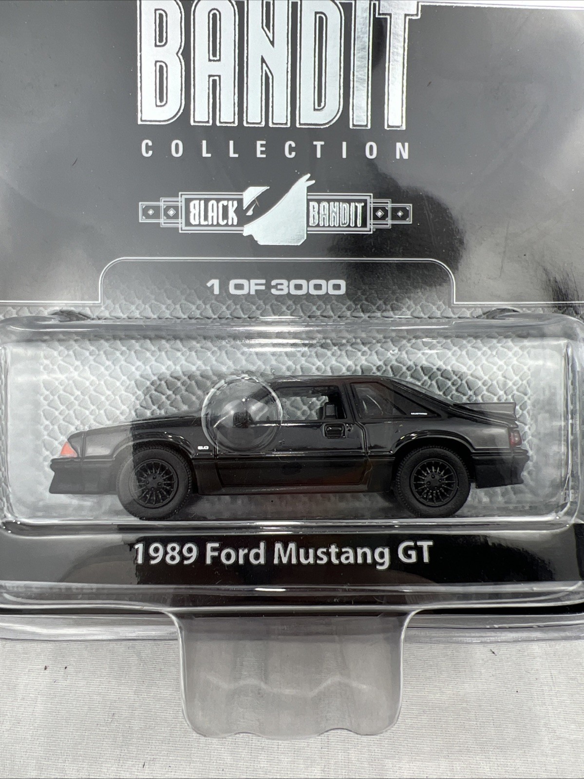 Greenlight Collectibles Black Bandit 1:64 1989 Ford Mustang GT 1 of 3000 Made!!