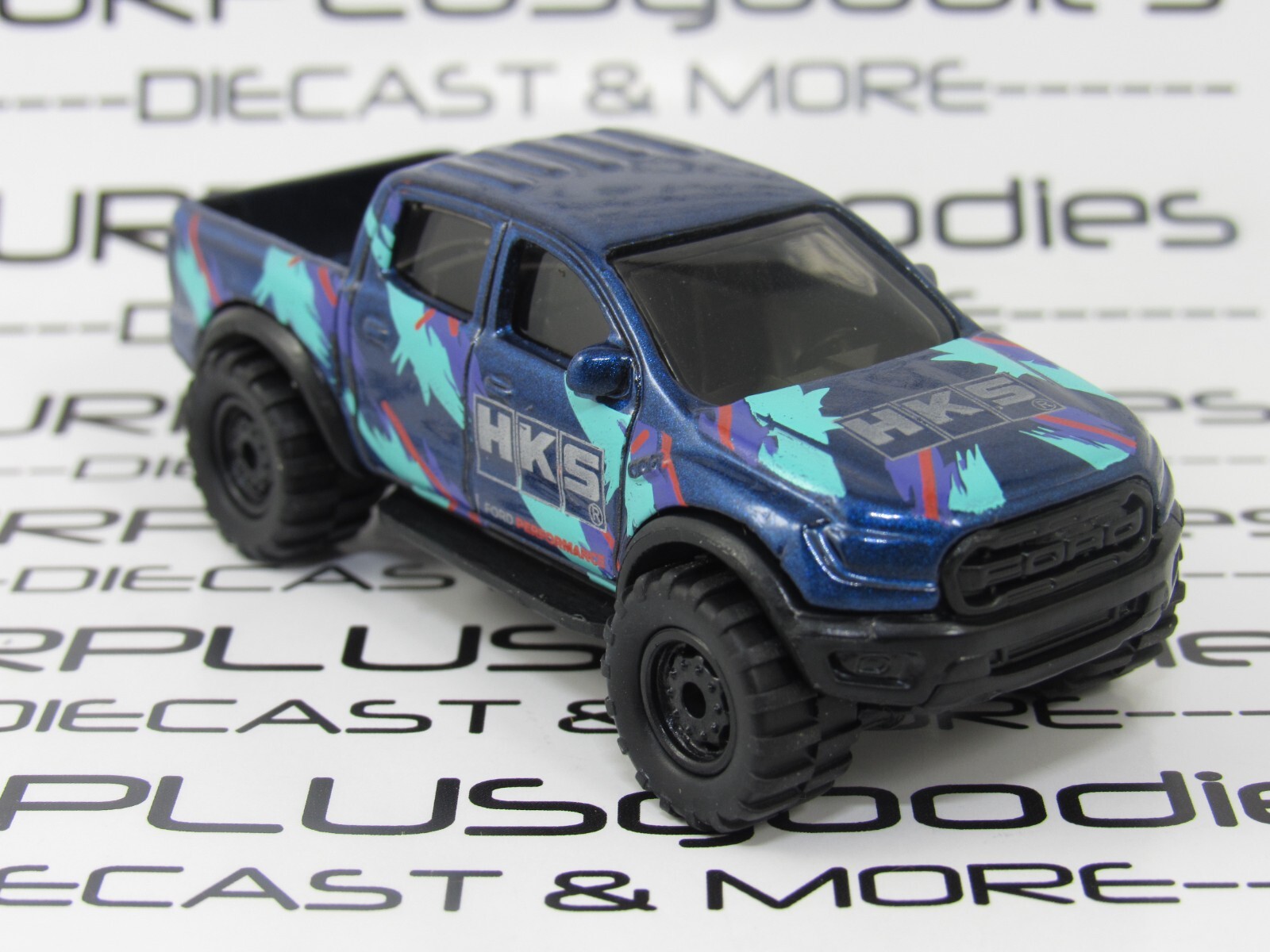 Hot Wheels LOOSE 2019 ’19 FORD RANGER RAPTOR HKS Custom Swap w/Real Riders