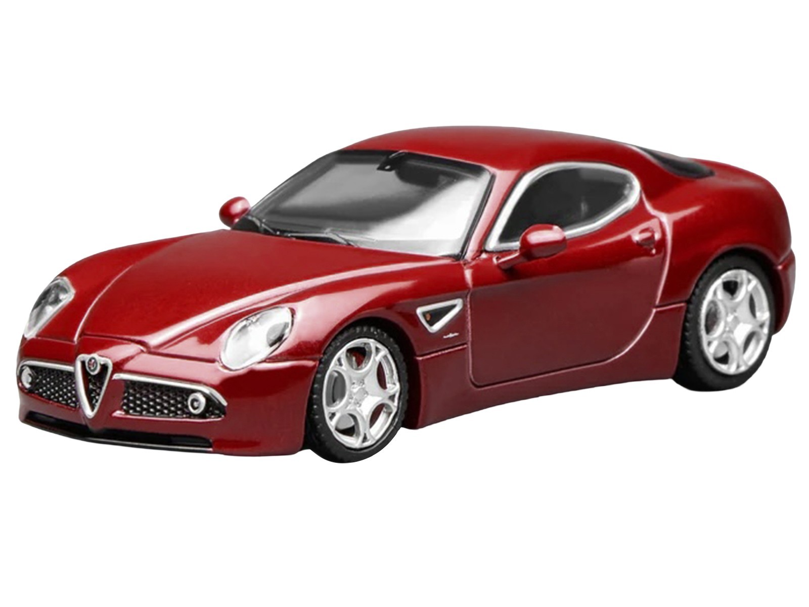 2008 ALFA ROMEO 8C COMPETIZIONE COMPETITION RED 1/64 MODEL BY MOTORHELIX M69051