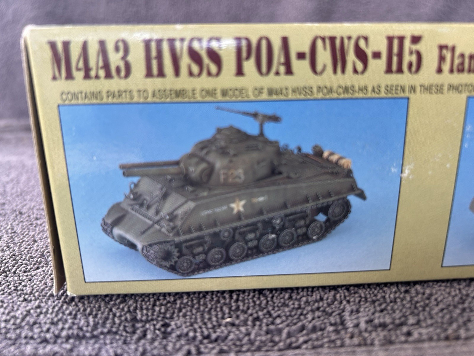 US M4A3 HVSS POA-CWS-H5 FLAMETHROWER TANK USMC 1951 1/72 BY DRAGON MODELS 6807