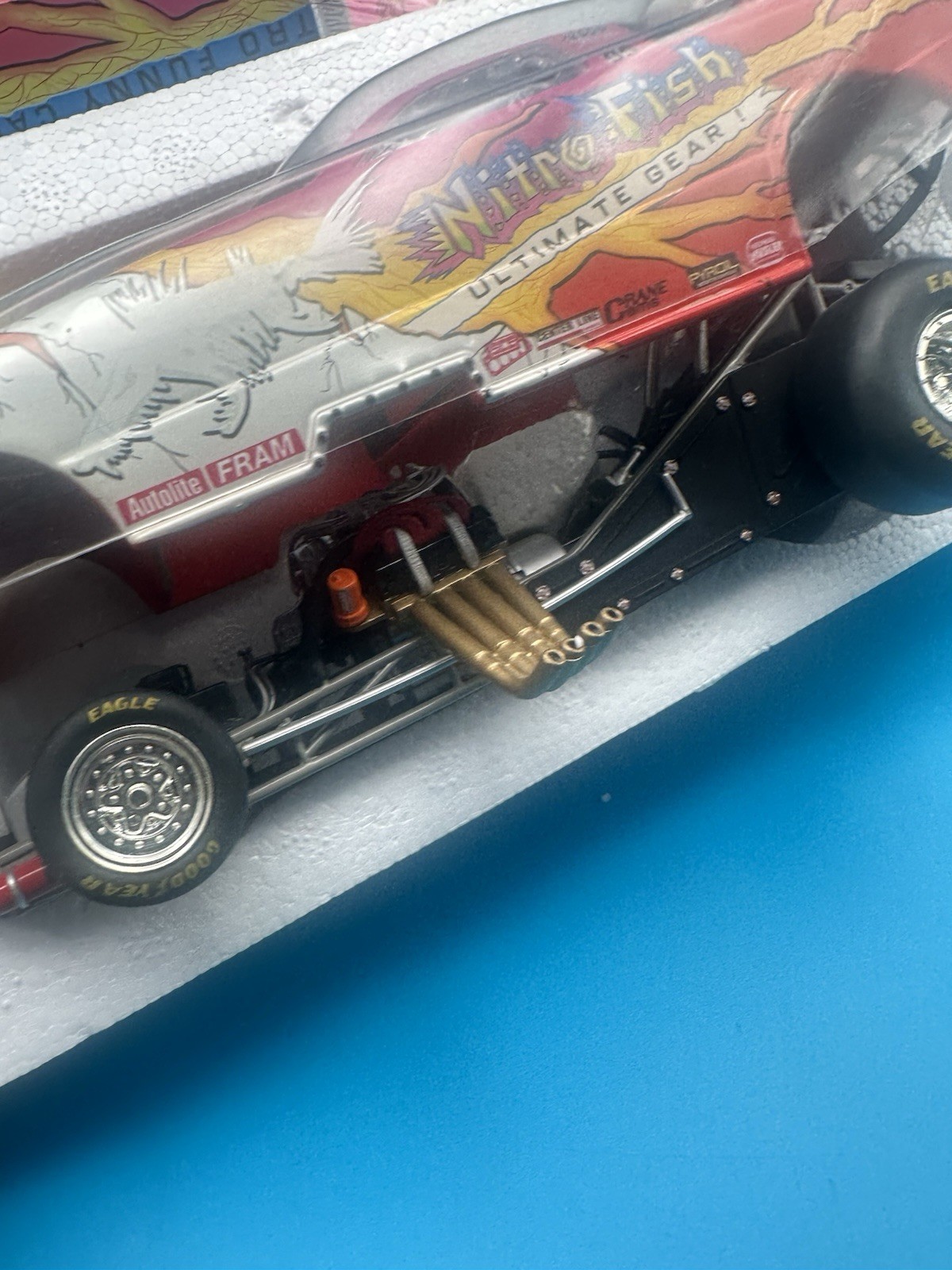 2000 Racing Champions Diecast 1/24 Scale Matco Tools Nitro Fish Funny Car New!