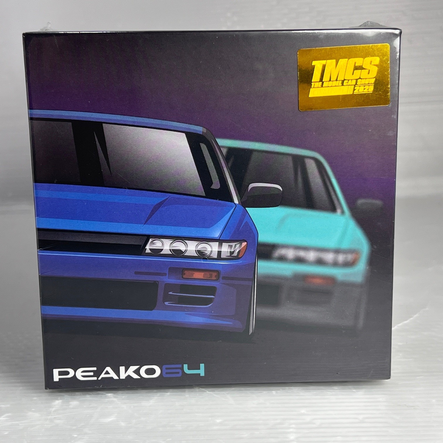 1/64 YES X Peako Nissan Silvia Sil80 sileighty 180SX Initial D Blue TMCS 2025