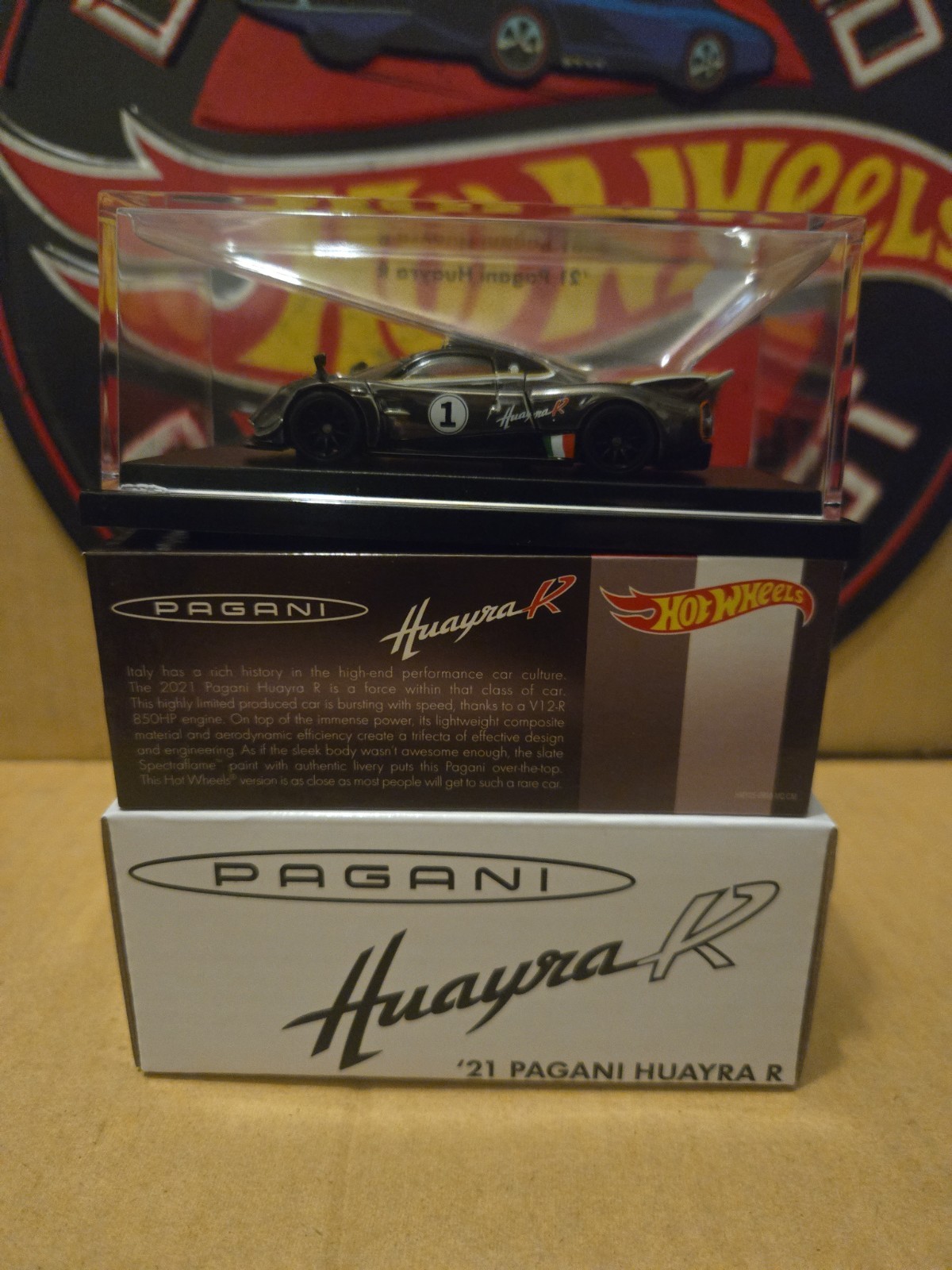 Hot Wheels 2023 RLC ‘21 Pagani Huayra R Silver