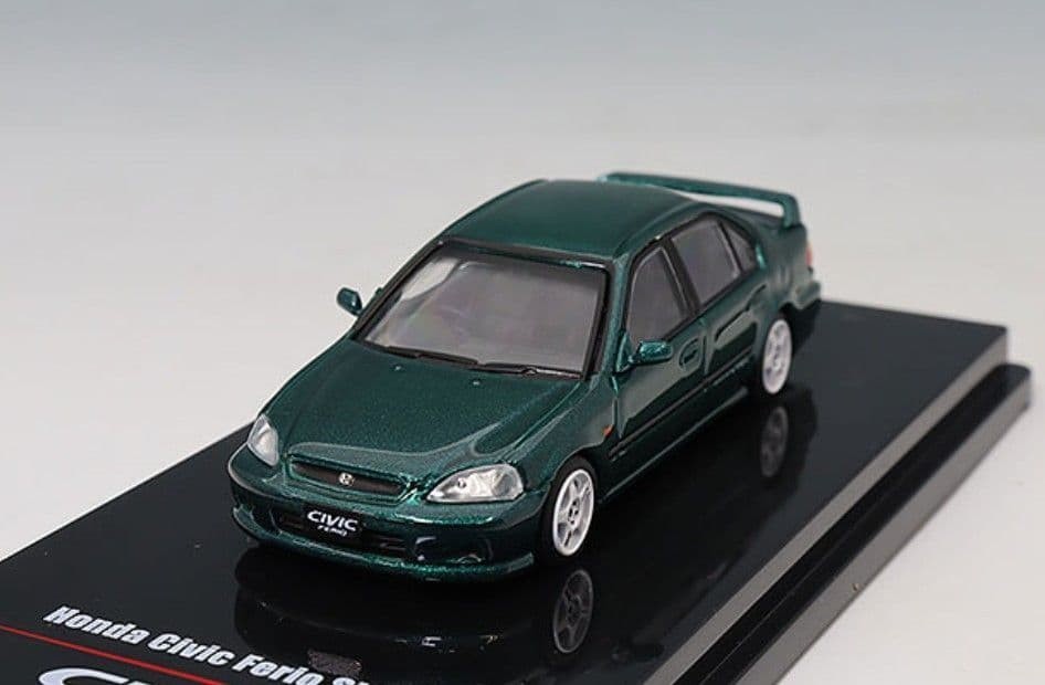 Inno 1/64 HONDA CIVIC FERIO SI EKS Model Car -GREEN-