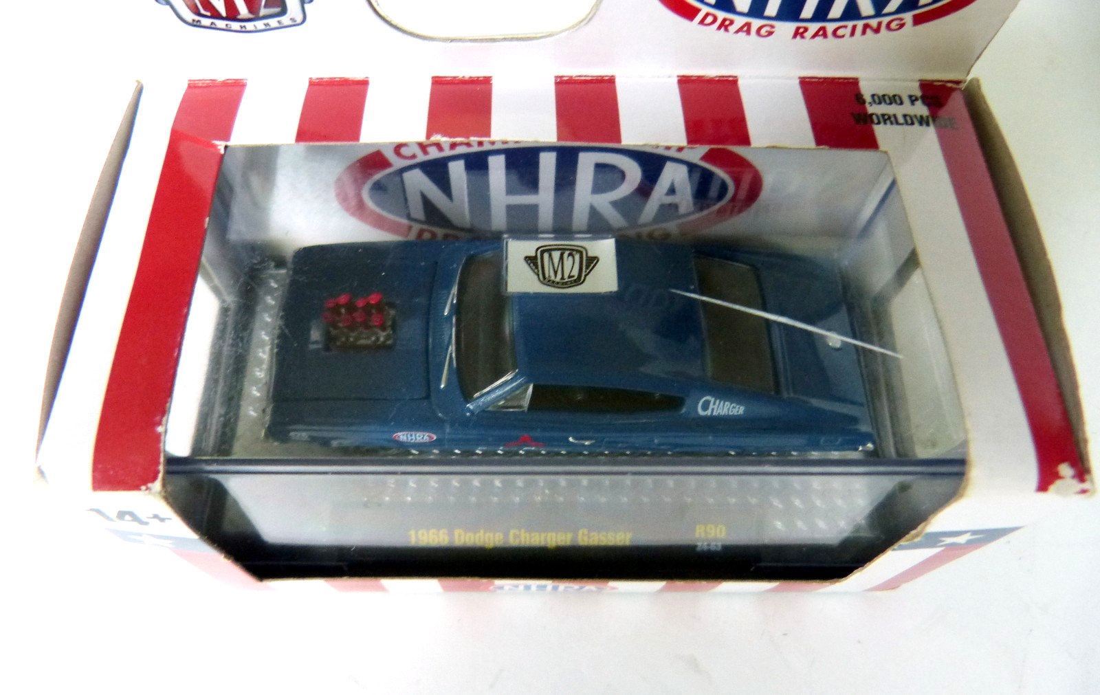 M2 1966 Dodge Charger Gasser Blue NHRA R90 1:64 2024 NIB