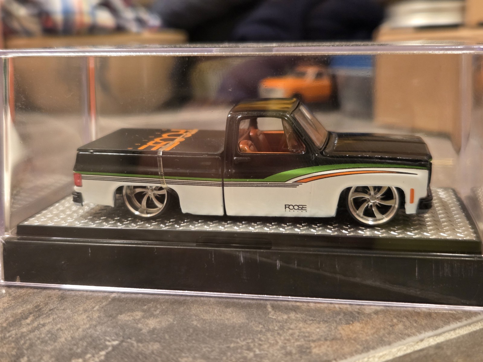 M2 CUSTOM 1/64 1973 Cheyenne Super 10 Squarebody Foose Design Chase