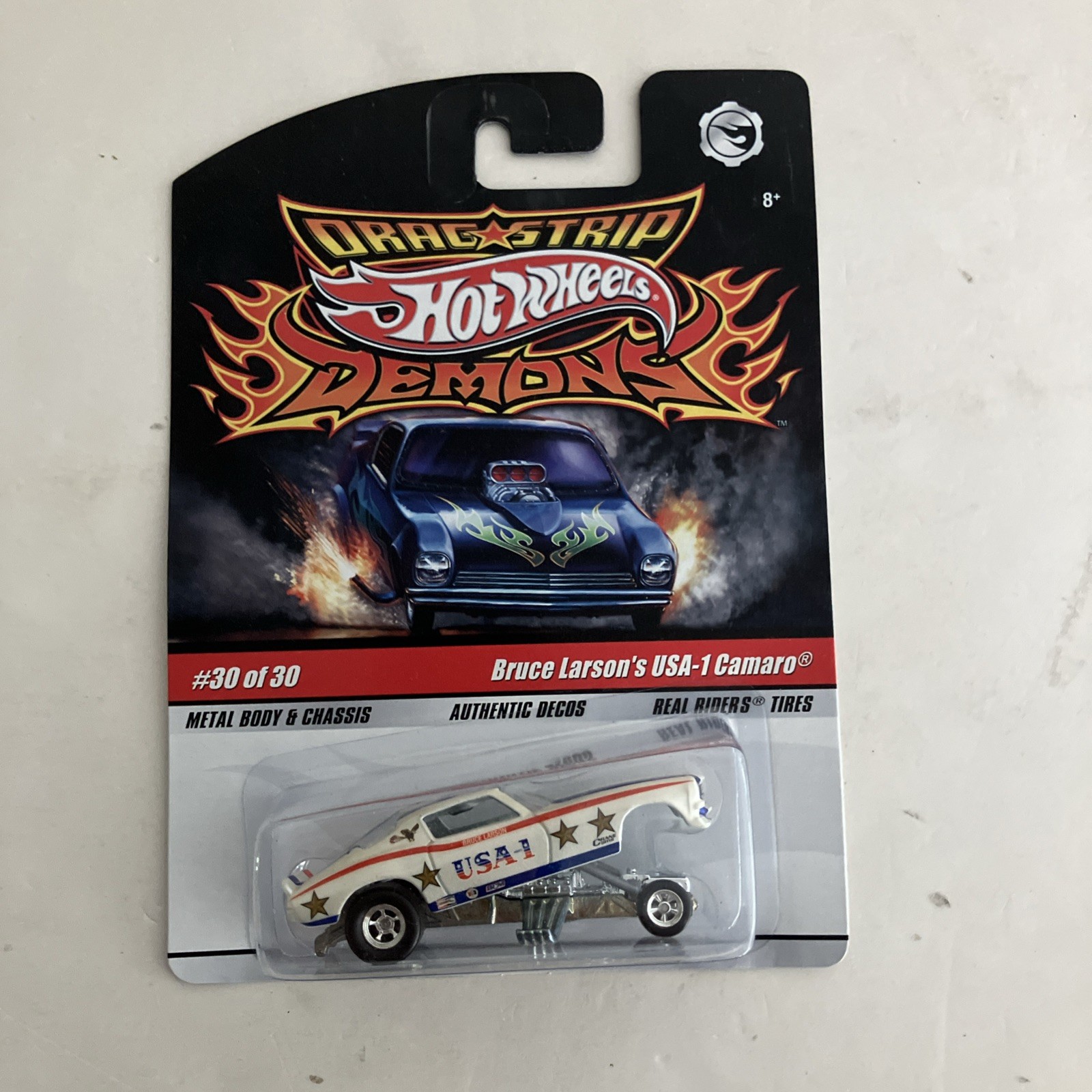 HOT WHEELS Drag Strip Demons Bruce Larson’s USA-1 Camaro 30/30
