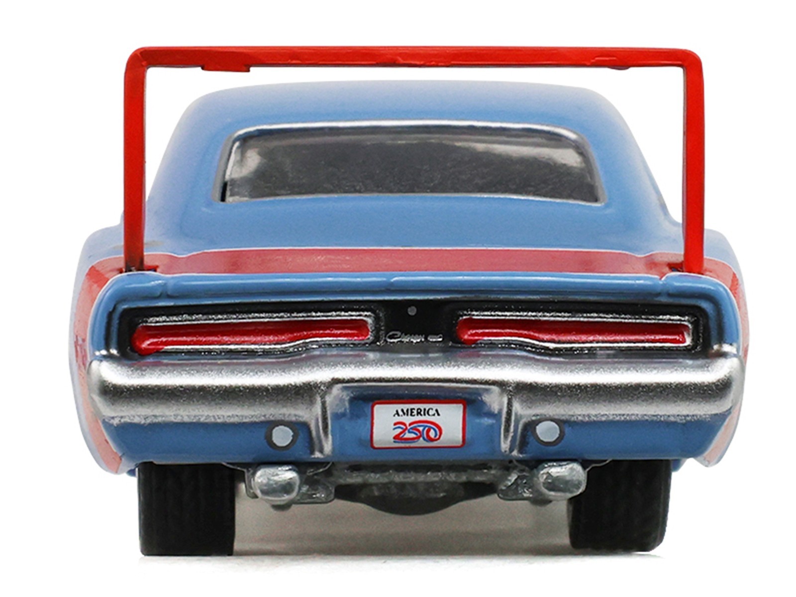 1969 DODGE CHARGER DAYTONA BLUE “AMERICA 250” 1/64 DIECAST BY GREENLIGHT 28180 F