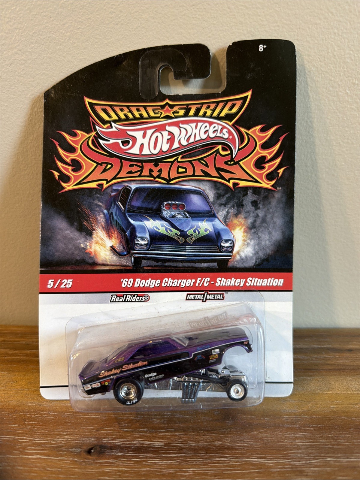 Hot Wheels Drag Strip Demons #5/25 ’69 Dodge Charger F/C Shakey Situation w RRs