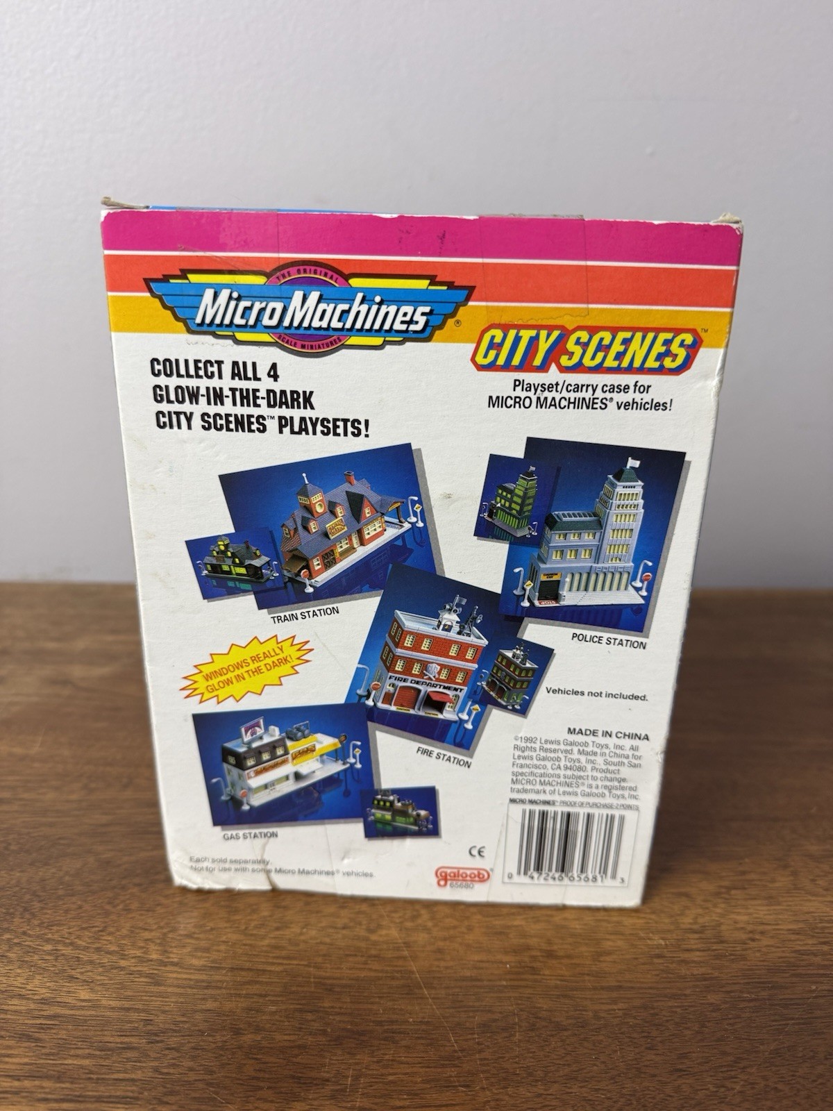 Vintage Micro Machines City Scenes Fire Station NEW IN BOX 1992 90s