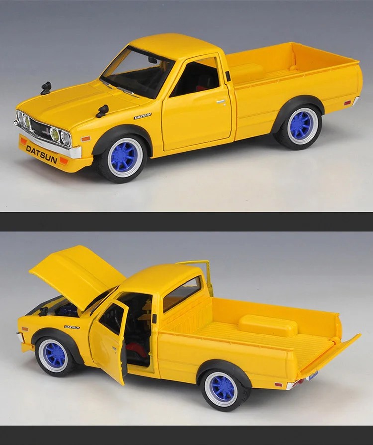 Maisto 1:24 Datsun 620 1973 Pickup Alloy Car Model Diecast Metal Off-road Vehicl