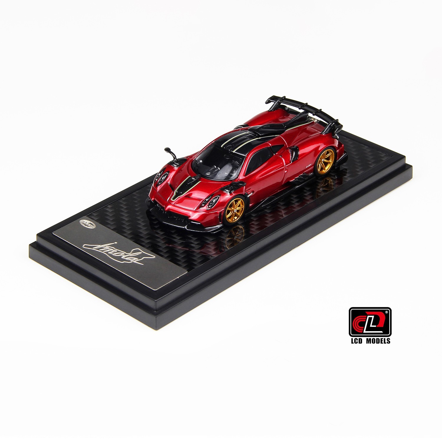 LCD Models 1:64 Pagani Imola Coupe Red – Diecast Model