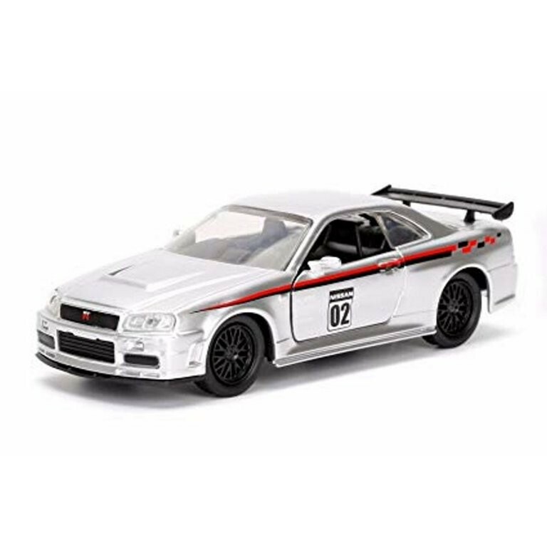 99140-DP1. JADA HARD TOP. 2002 NISSAN SKYLINE GT-R. 1/32. SILVER. DIECAST CAR.