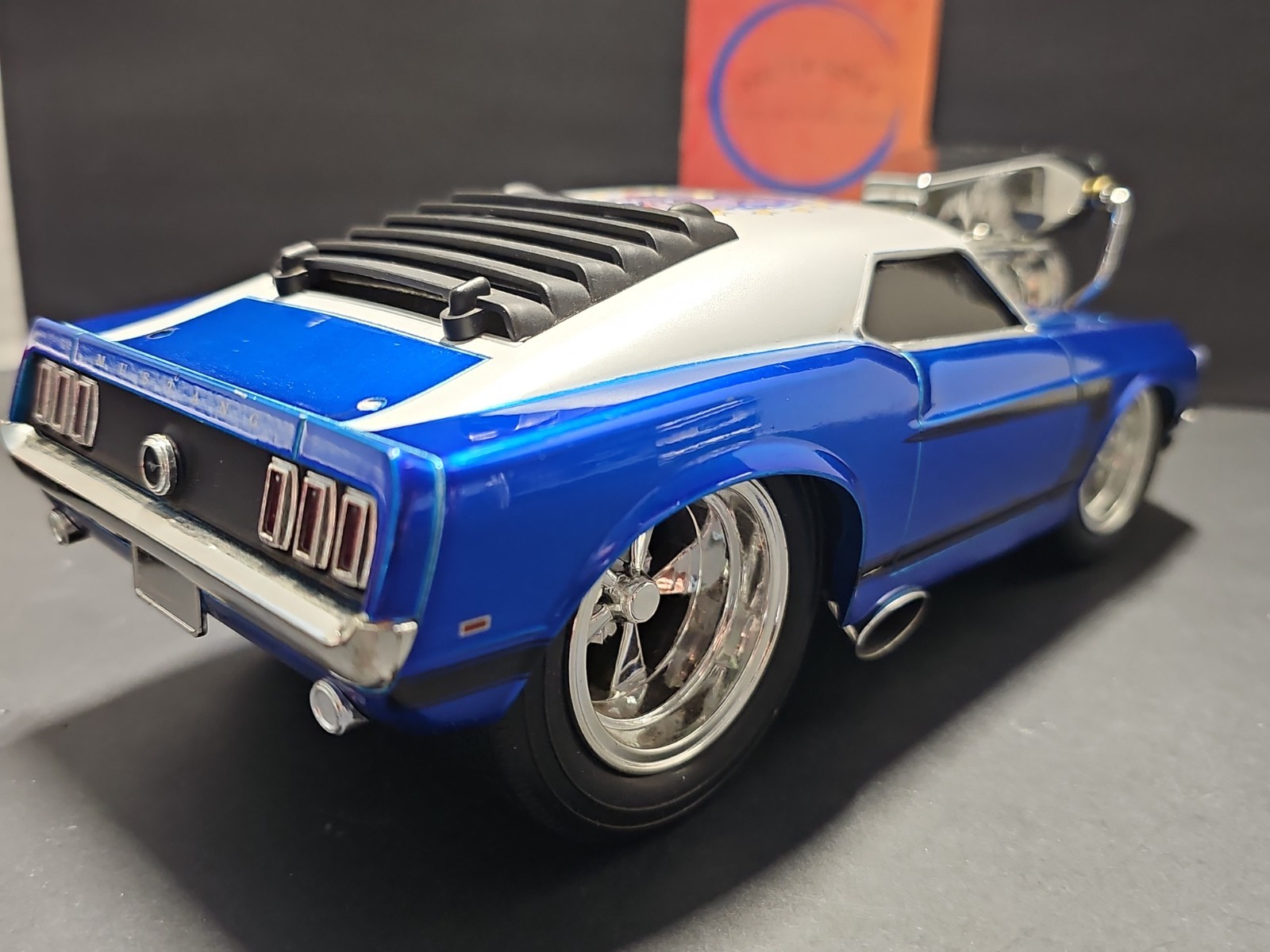 Vntg 2004 Muscle Machines 1969 Ford Mustang Vote America 1:18 Diecast Car NO BOX