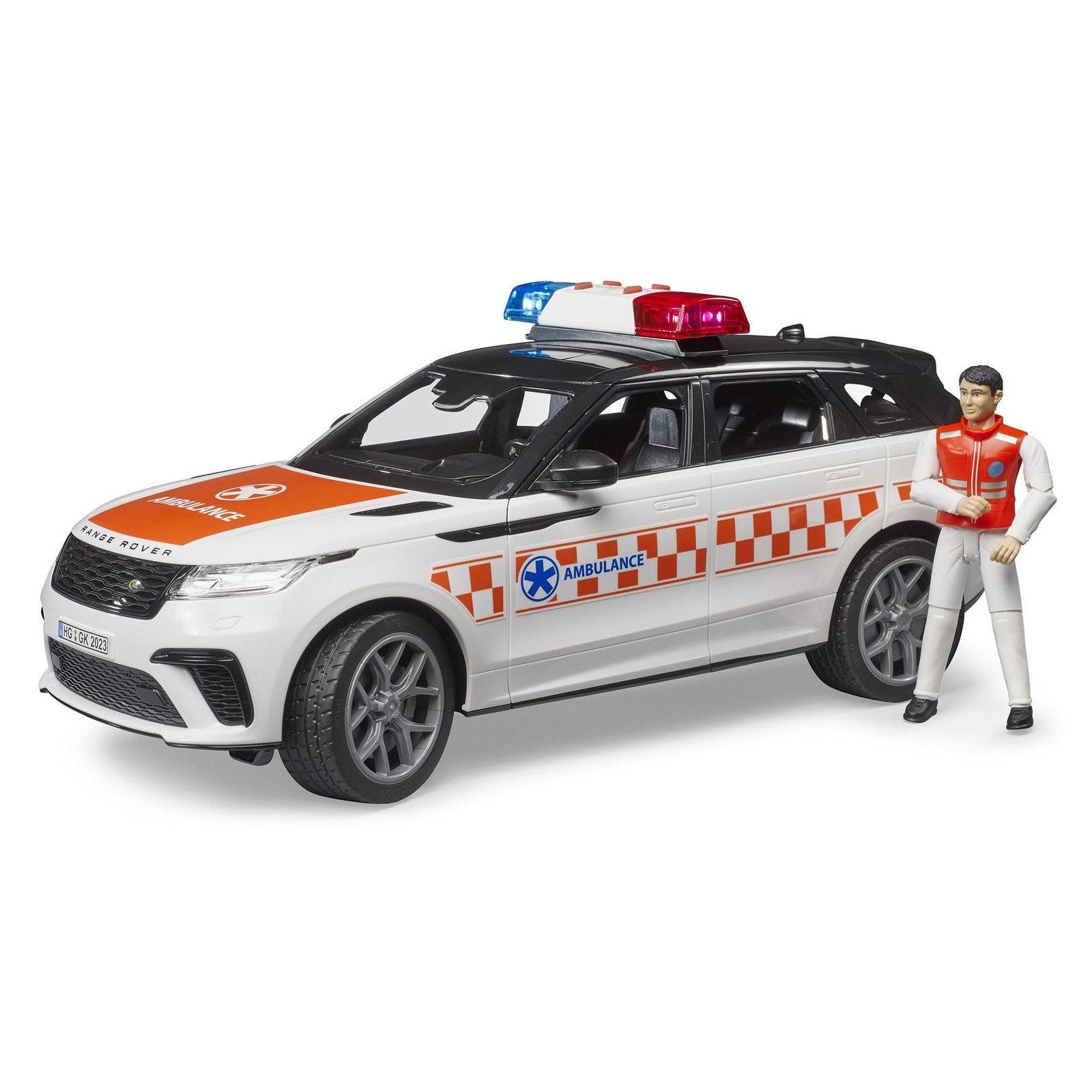 Bruder 1/16 Range Rover Velar Emergency Vehicle with Driver 02885