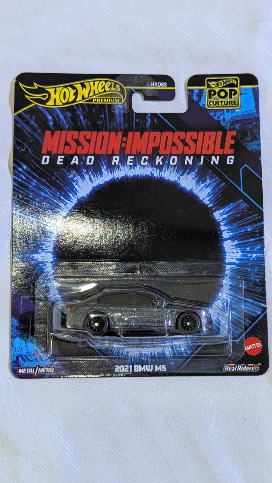 Hot Wheels BMW M5 2021 Mission Impossible Dead Reckoning HXD63-956L 1/64 Scale