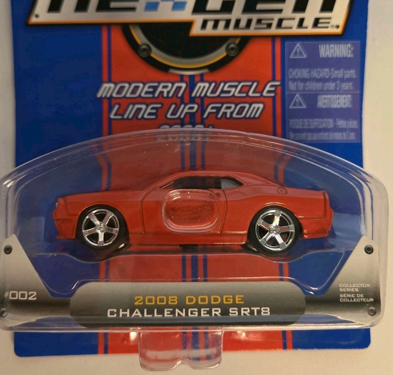 Jada NexGen Muscle 2008 Dodge Challenger SRT8 Orange 1:64 Diecast #002 Sealed