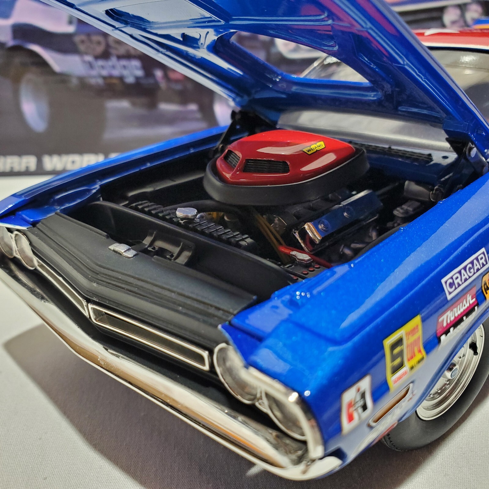ROD SHOP 1971 CHALLENGER SUPER STOCK 1:18 #A1806028AA – 1 OF 300 by ATOMIC AUTO