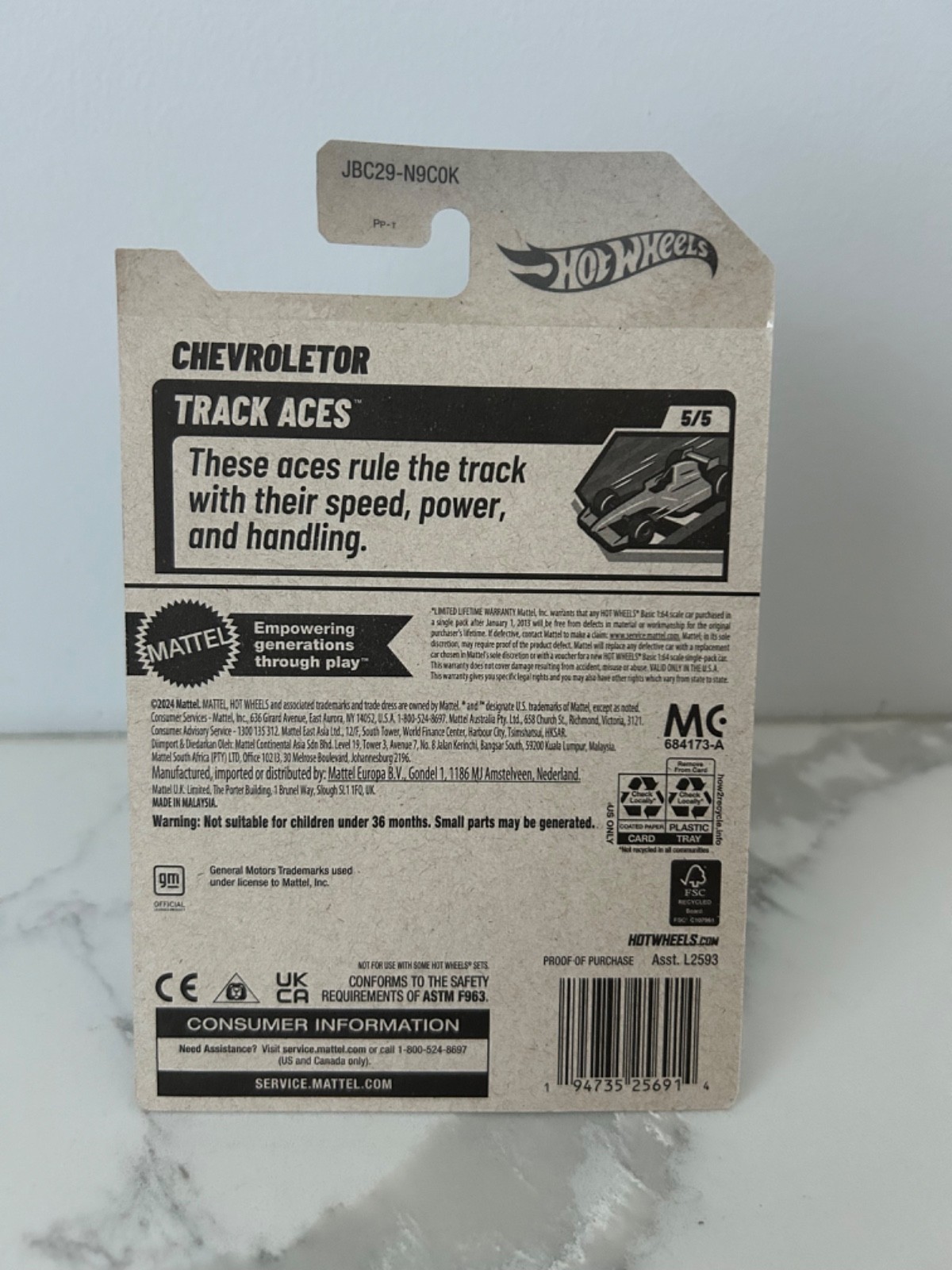 2025 Hot Wheels Chevroletor Treasure Hunt TH NEW