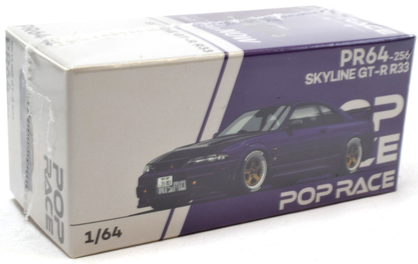 Pop Race Nissan Skyline GT-R R33 – Midnight Purple 1:64 Diecast Car PR640256
