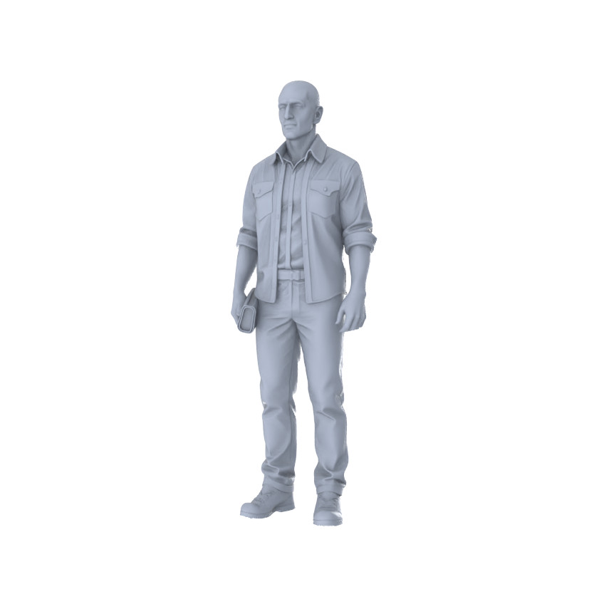 MRY-SFW LYTR352 1/64/87/160 Mechanic Hexad Auto Repair Figures DIY Decoration