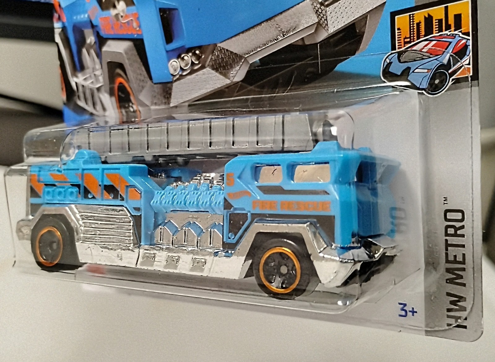2024 Hot Wheels Blue 5 Alarm 125/250 HW Metro 3/10