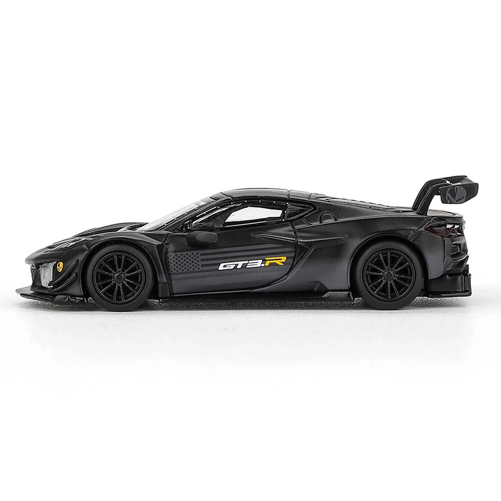 Mini GT 1:64 Chevrolet Corvette Z06 GT3.R Road America Test car Black #1186
