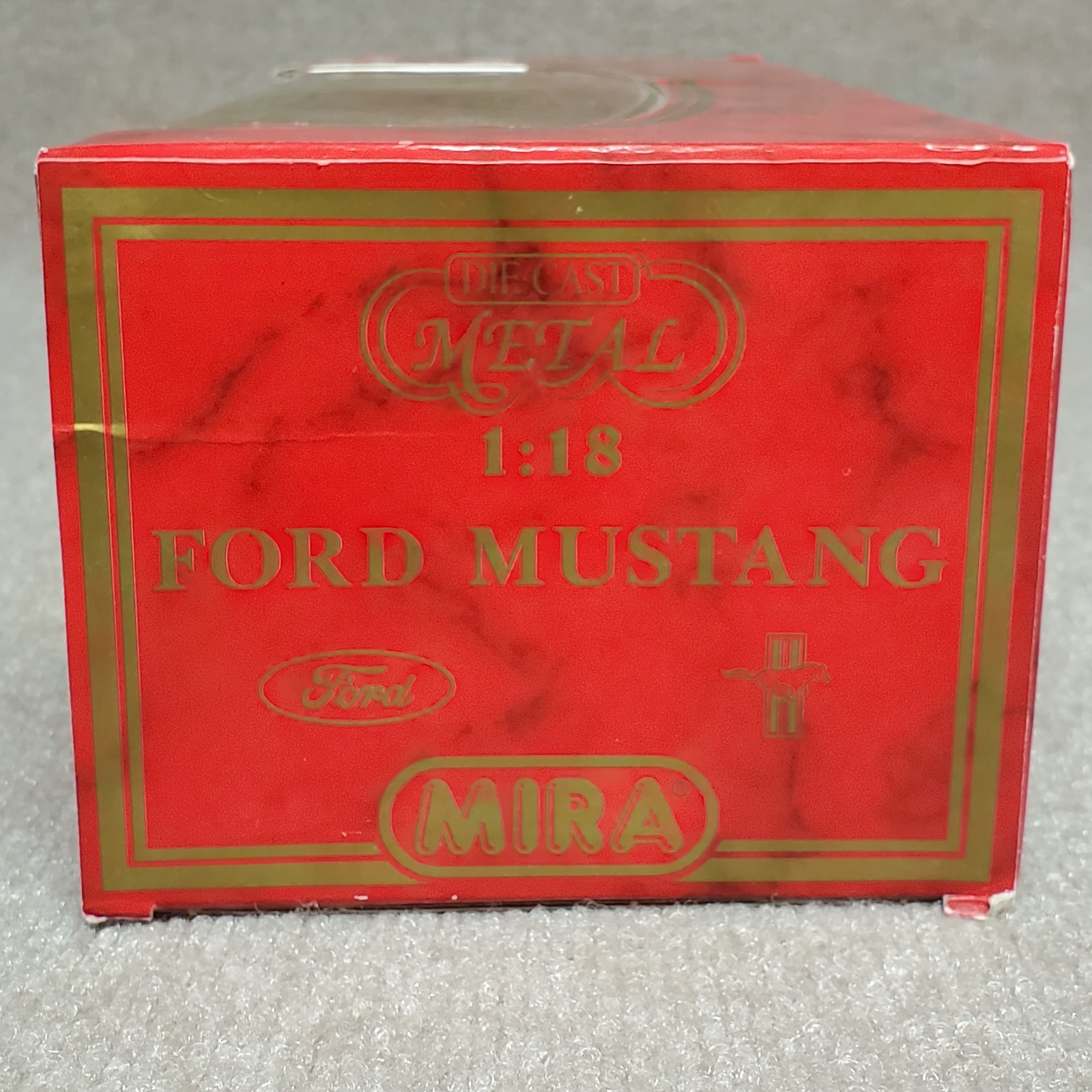 1964 1/2 Mira Golden Line Diecast Ford Mustang Convertible 1:18 NOS In Box