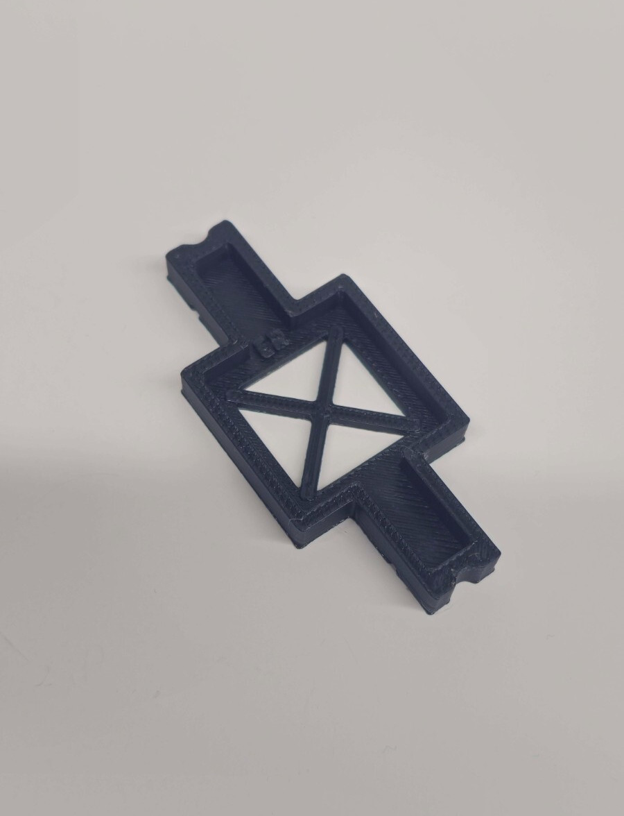 Lowering Base 3D Printed For 1/64 Scale Hot Wheel Chevy Blazer 73 Custom