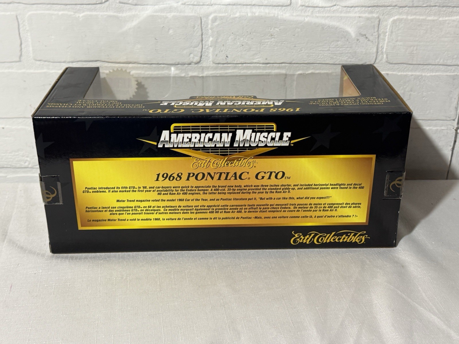 1/18 Ertl 1968 Pontiac GTO Raw Unpainted CHASE 1 of 1000 Factory Sealed Box