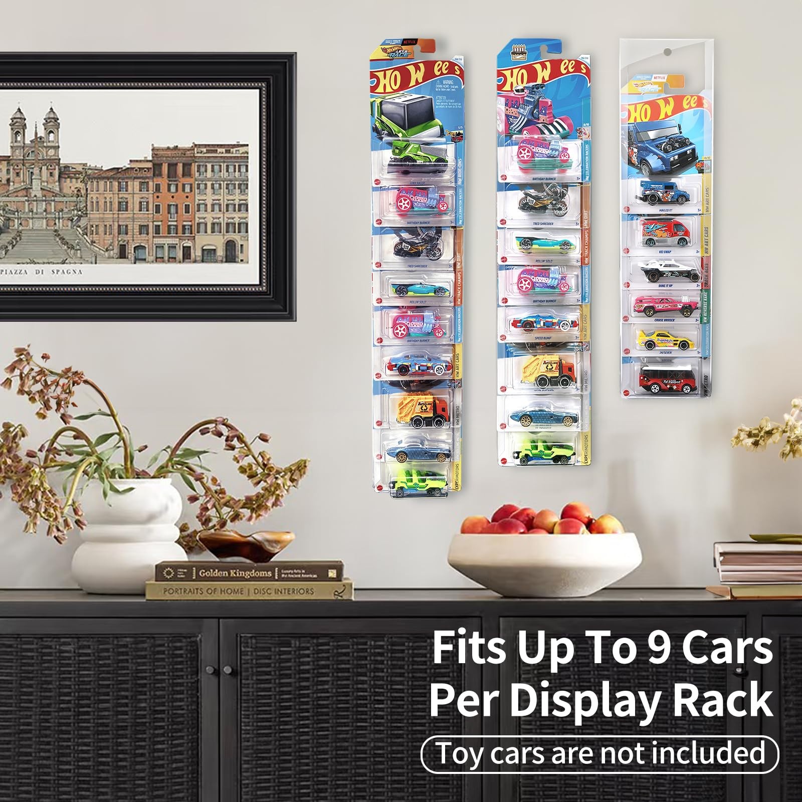 12Packs of Display Case Compatible with Hot-Wheels Match-Box Packaged Clear