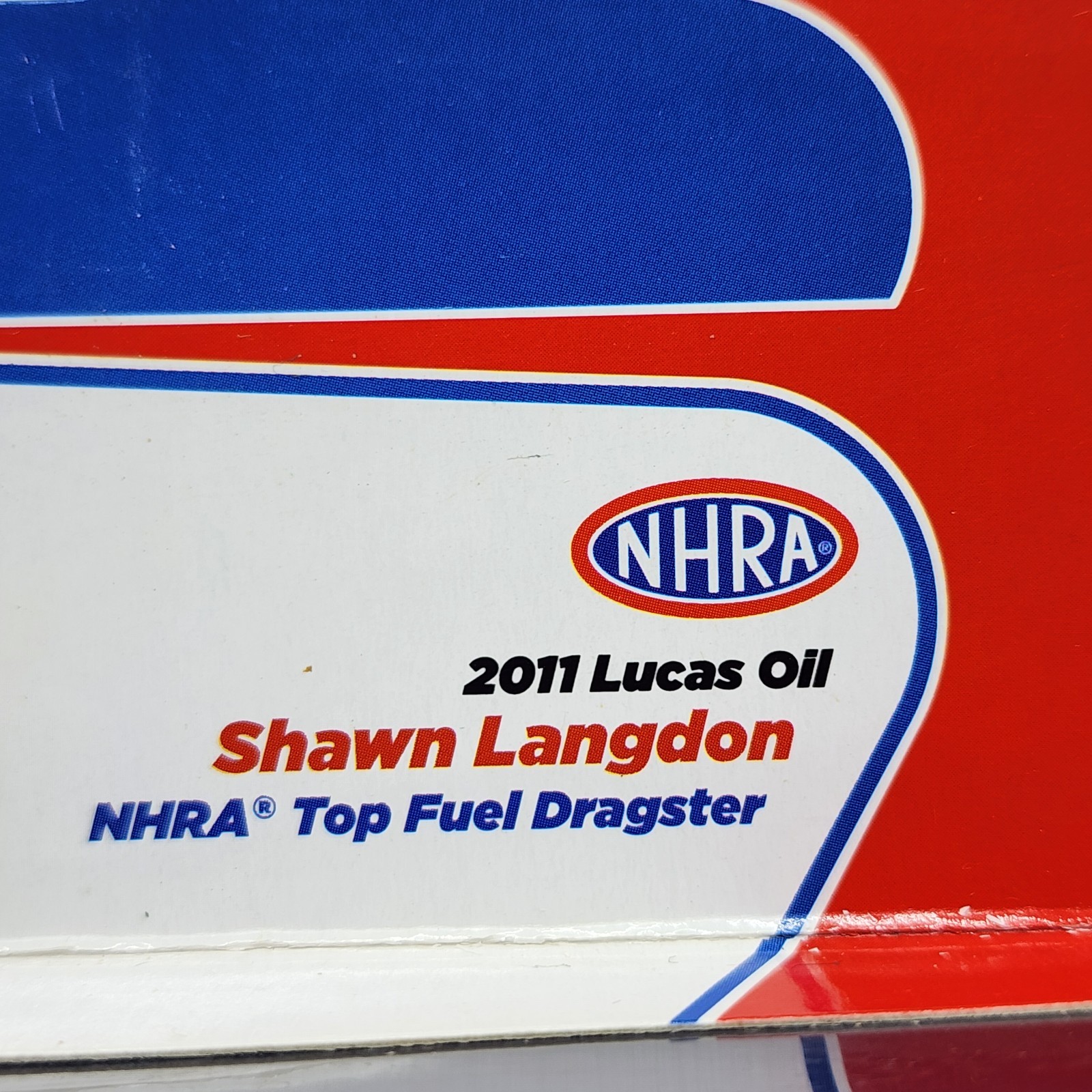 UH AutoWorld 2011 Shawn Langdon NHRA Top Fuel Dragster Lucas Oil 1:64 Sealed