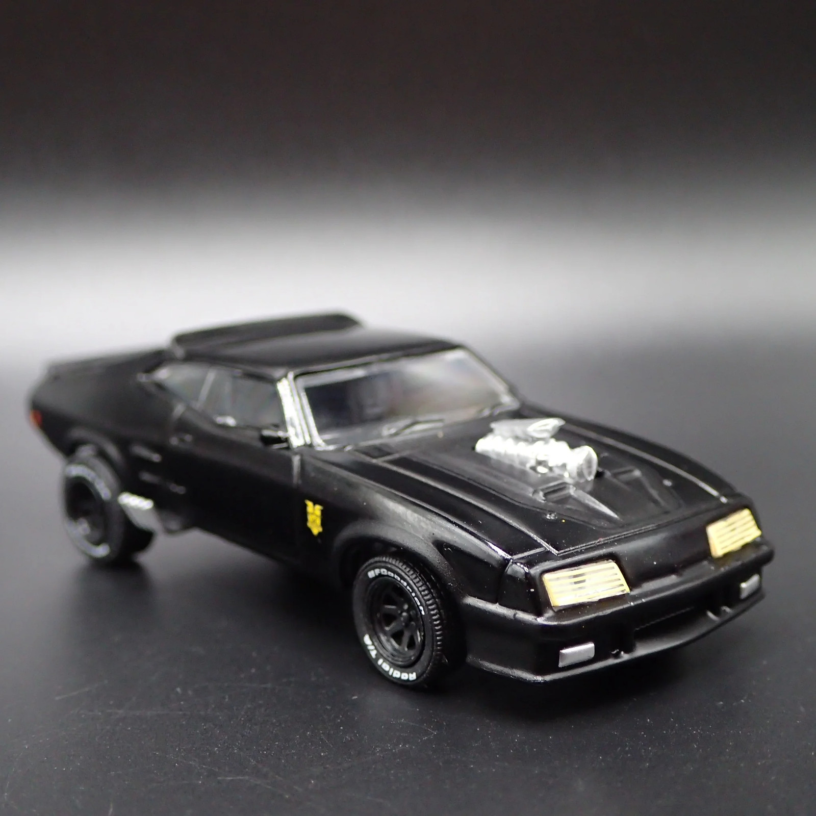 1973 FORD FALCON XB MAD MAX BFGOODRICH RARE 1:64 SCALE DIORAMA DIECAST MODEL CAR