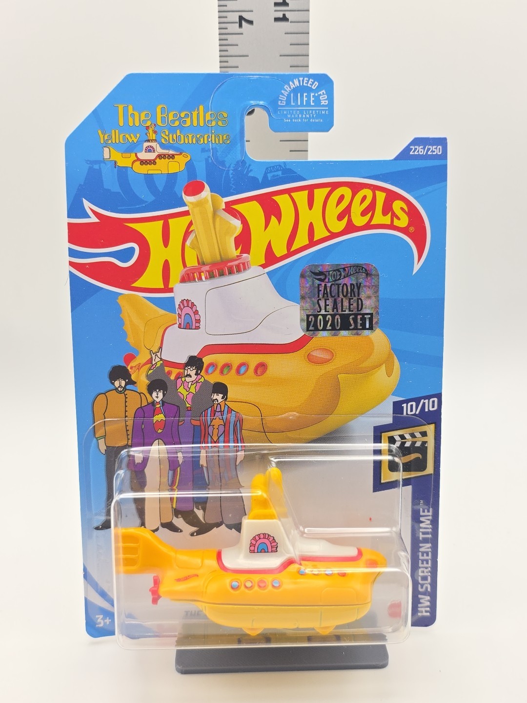 THE BEATLES YELLOW SUBMARINE FACTORY SEALED HOT WHEELS 2018 SCREEN TIME 26/365