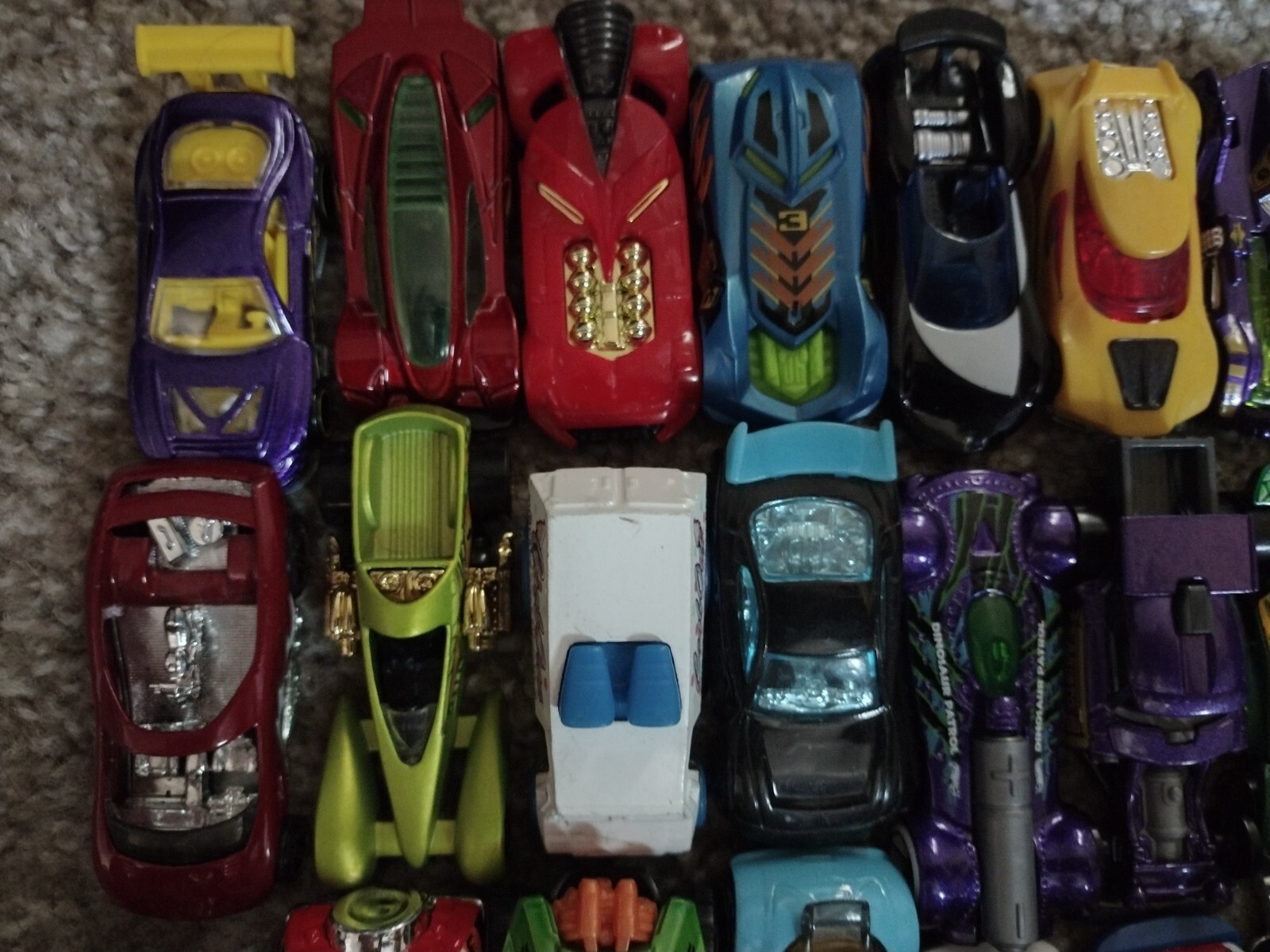 Hot Wheels Lot of 50 Die Cast Cars Toys Various Cars Racers