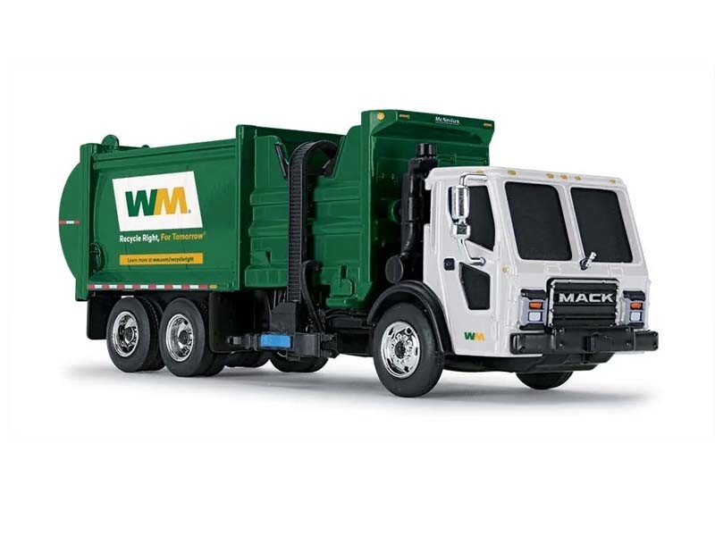 Mack LR w/ McNeilus ZR Side Loader Diecast 1:87 Scale Model – First Gear 80-0355