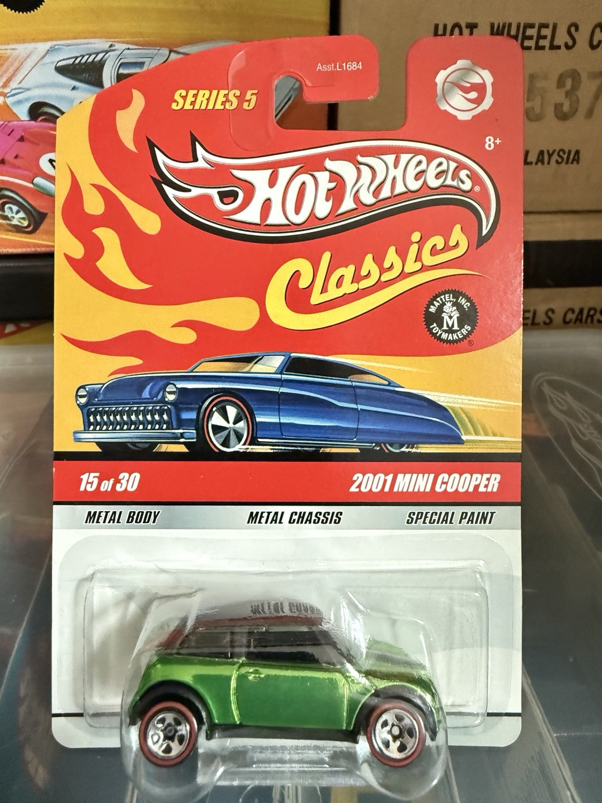 Hot Wheels Classics Series 5 2001 Mini Cooper, Green, BP